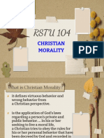 RSTU 104: Christian Morality