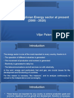 Analysis of Bolivian Energy Sector at Present (2000 - 2020) Viljar Palenque Oroz