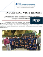 Industrial Visit Report: Government Tool Room & Training Centre