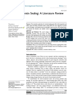 Immediate Dentin Sealing A Literature Review