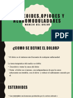 Esteroides, Opioides y Neuromoduladores Dora