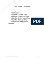 Algorithm Design Techniques: 2000, Lucent Technologies Pearls-8-1