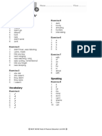 Language Test 2A : Tests Answer Key