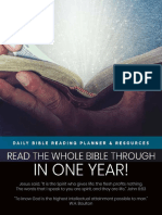 Bible Reading Planner