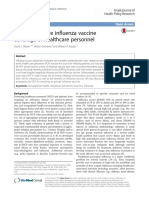 How To Improve Influenza Vaccine Coverage of Healthcare Personnel