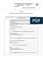 X Conceptual Notes String Handling