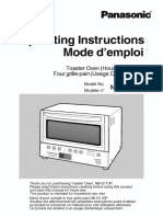 Panasonic Toaster Oven Manual: NB-G110P