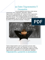 Diferencias Entre Trigonometría Y Geometría