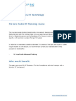 5G NR RF Planning Course