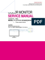 Color Monitor: Service Manual