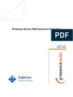 Presence Server Web Services Integration: Date: 11/2021