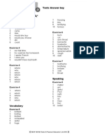 Language Test 8A : Tests Answer Key