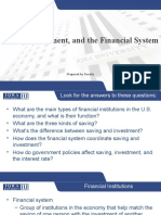 7 Saving, Investment, and The Financial System