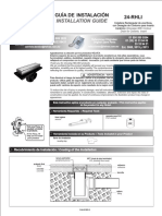 Coladera Helvex Guia de Instalacion