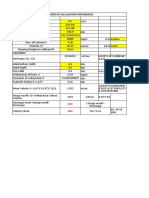 Method of Calculation For Drain D1 Input Data: Safe Safe