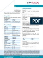 Nerothane PU Topcoat: Scope Application Details