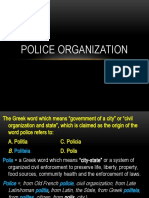 Police Organization