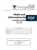 Media and Informationliteracy: Learning Module