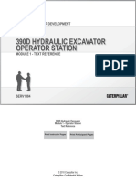 390D Hydraulic Excavator Operator Station: Global Manpower Development