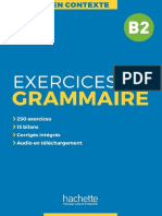 En Contexte - Exercices de Grammaire B2