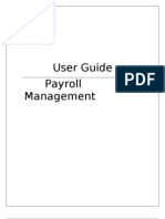 Payroll User Guide