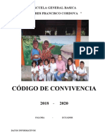 Estructura Del Código de Convivencia