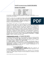 DE HACCP À VACCP EN PASSANT PAR LE PAQUET HYGIENE. 1 L HACCP Et L Historique de La Méthode