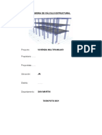 Memoria de Calculo Estructural