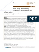 Retinoid Production Using Metabolically Engineered Escherichia Coli With A Two-Phase Culture System