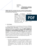 Demanda de Dar Suma de Dinero - Julissa Elizabeth Belaunde Ormeño