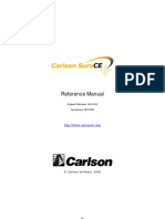 Carlson SurvCE 1 61 Manual