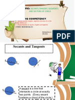 Secants Tangents and SectorsPPTQ2week5