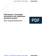 Patrimonio Concepto Economico Empresas Primera Parte 21661 Completo