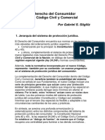 El Derecho Del Consumidor en El Código Civil y Comercial Por Gabriel S. Stiglitz