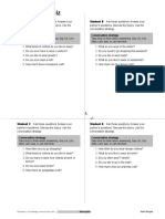 Unit 8 Oral Quiz: Conversation Strategy Conversation Strategy