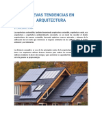 Nuevas Tendencias en Arquitectura