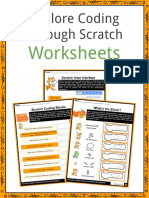 Sample Explore Coding Through Scratch Worksheets