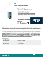 Edr-810 Series: 8 Fe Copper + 2 Gbe SFP Multiport Industrial Secure Routers