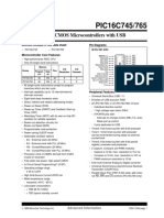 PIC16C745/765: 8-Bit CMOS Microcontrollers With USB