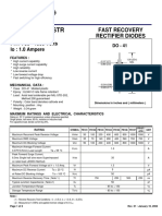 FR101 - FR107-STR: PRV: 50 - 1000 Volts Io: 1.0 Ampere