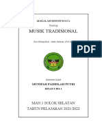 Makalah Musik Tradisional Baru