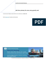 Beneficiation of Cassiterite From Primary Tin Ores