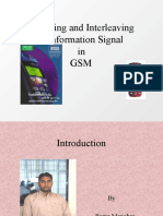 Encoding and Interleaving of Information Signal in GSM