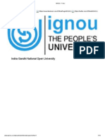 IGNOU - Fees