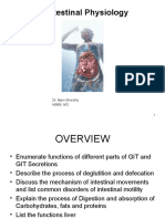 Gastrointestinal Physiology: Dr. Bipin Shrestha MBBS, MD 1