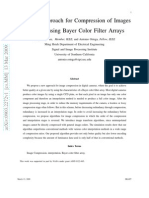 A Novel Approach For Compression of Images Captured Using Bayer Color Filter Arrays