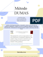 Metodo Dumas