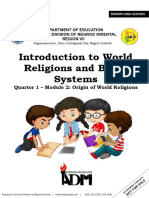 Intro To World Religions Belief Systems Q1 Week2 For Student