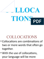 COLLOCATIONS