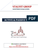 Active and Passive Voice